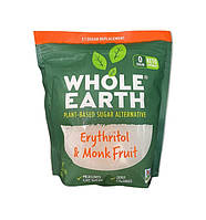 Замінник цукру еритритол і монк фрут Whole Earth Sweetener Erythritol & Monk Fruit 908 г США