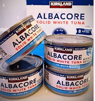 Тунец белый консерва Albacore White Tuna Kirkland 198 g США