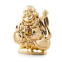 Фигурка со стразами декоративная Далай Лама 9 см Crystocraft DP91308 Золотистый SP, код: 6869937
