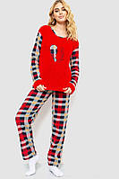 Пижама женская махра красный 214R0303 Ager XL IN, код: 8387159