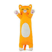 Мягкая игрушка KidsQo Валик кот Эклер 80 см Рыжий (KD733) IN, код: 7812538