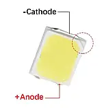 Холодний білий cвітлодіоди SMD 2835 0.5 Вт 9 В 60мА, фото 3