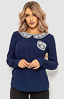 Блуза жіноча темно-синя 172R135 Ager S BM, код: 8229842