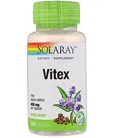 Витекс Solaray Vitex 400 mg 100 Veg Caps SOR-01645 EJ, код: 7520140