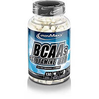 Аминокислота BCAA для спорта IronMaxx BCAAs + Glutamine 800 130 Caps IN, код: 7519951