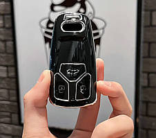 Силіконовий чехол на ключи для Audi A4,B9, A5,A6,A8,Q5,S4,S5,S7,TT чорний