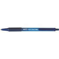 Ручка шариковая Bic Soft Feel Clic Grip, синяя (bc8373982)