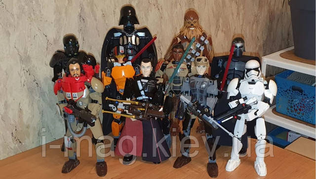 Сборная фигурка Чубакка Star Wars Игрушка-конструктор Чубакка Звездные войны