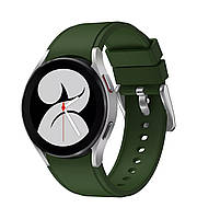 Ремешок силиконовый для смарт часов BeWatch Four Samsung Galaxy Watch 4 5 Pro Зеленый (01 BM, код: 8033363