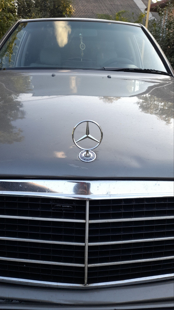 Эмблема прицел с надписью (для E-class) для Mercedes E-сlass W124 1984-1997 гг AB - фото 7 - id-p2172225812