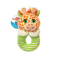 Погремушки для новорожденных Limo Toy A8173 мягконабивная 14 см Жираф IN, код: 8289288