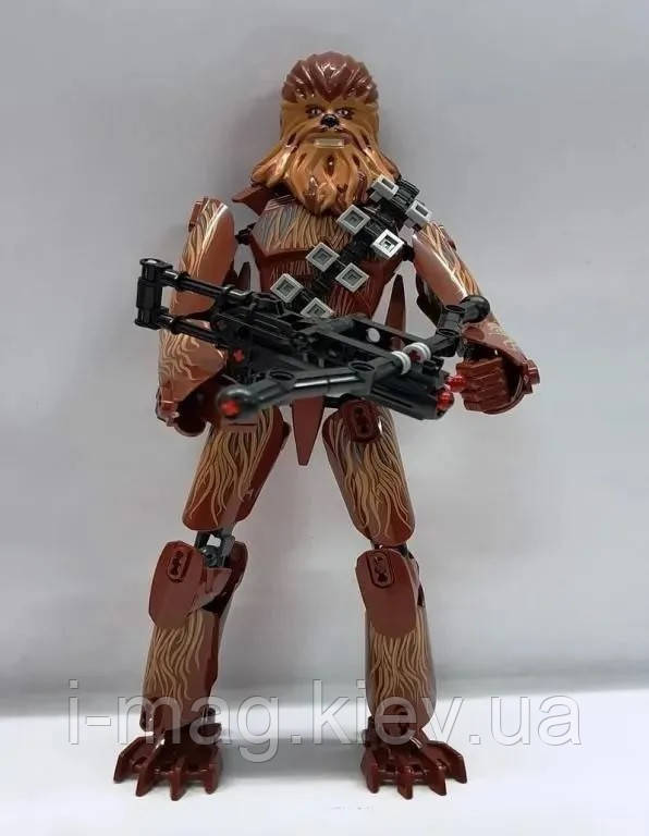 Сборная фигурка Чубакка Star Wars Игрушка-конструктор Чубакка Звездные войны