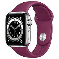 Ремешок Silicone Band Apple Watch 42 44 mm S M Marsala BM, код: 8097559