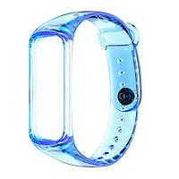 Ремешок Neon Silicone Strap Samsung Galaxy Fit2 SM-R220 Blue BM, код: 8098208
