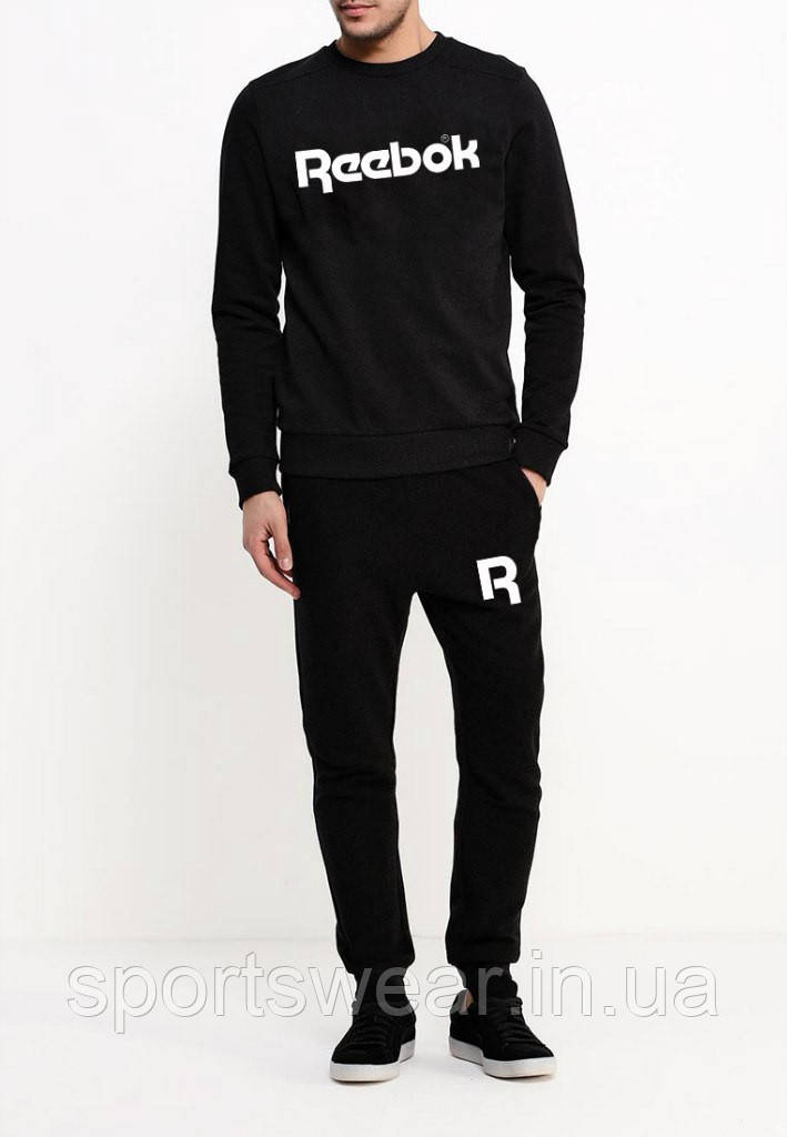 Чоловічий чорний костюм Reebok "" В стилі Reebok ""