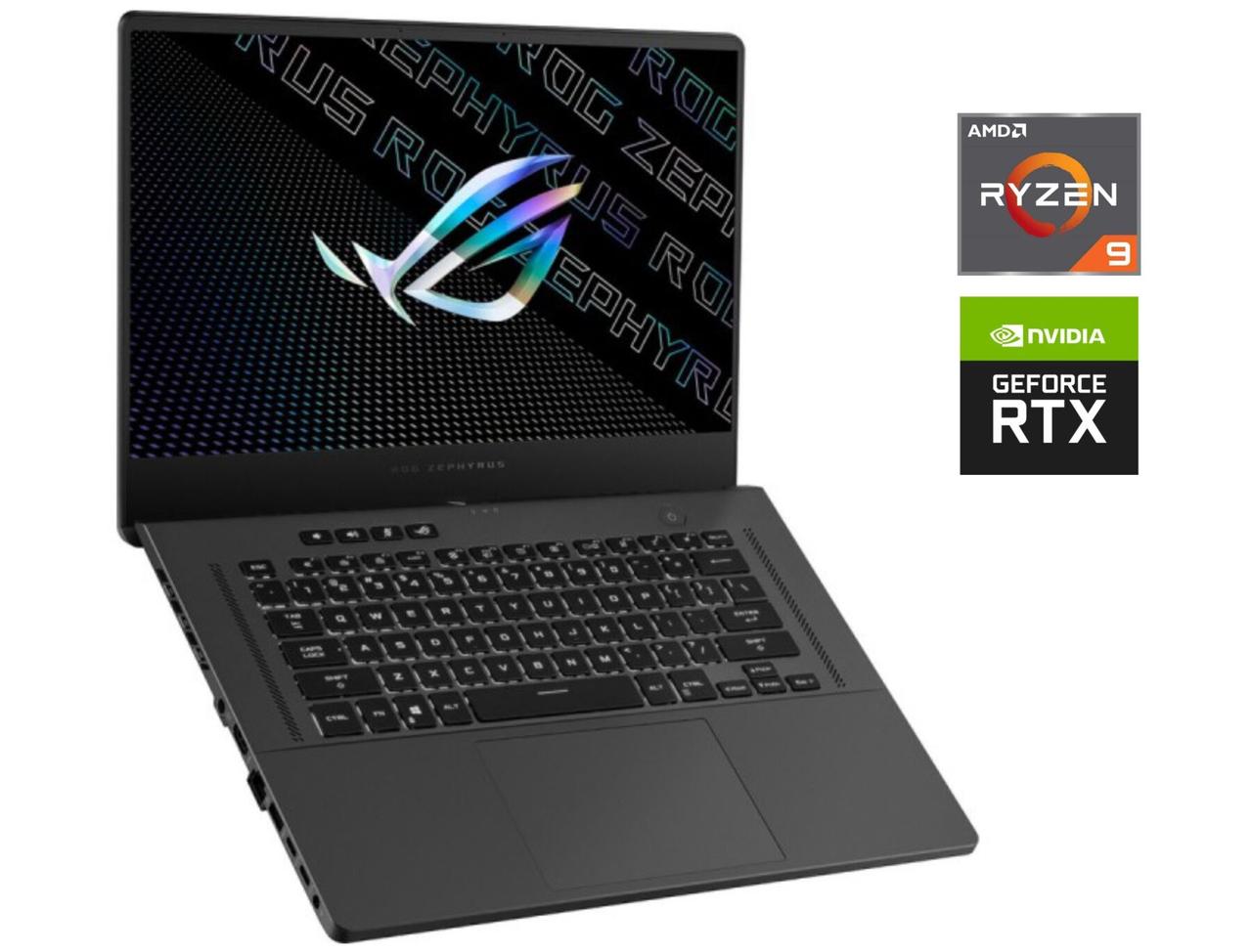 Ігровий ноутбук Б-клас Asus ROG Zephyrus GA503RM/ 15.6" 2560x1440/ Ryzen 9 6900HS/ 16GB RAM/ 512GB SSD/ RTX 3060 6GB