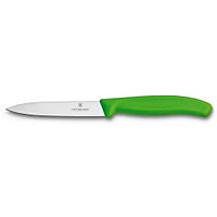 Кухонный нож Victorinox SwissClassic для нарезки 100 мм Зеленый (6.7706.L114) BM, код: 376780