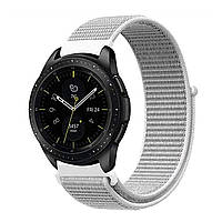 Ремешок BeWatch нейлоновый липучка для Samsung Galaxy Watch 46 мм Белый (1011311) IN, код: 1237459