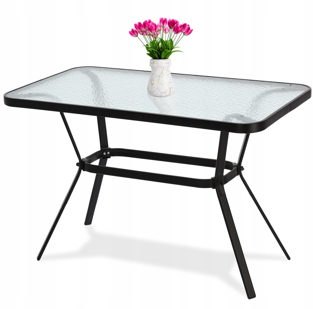 Стіл садовий GardenLine Fenix Black 110*60*70 см.