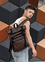 Мужской рюкзак ролл Sambag RollTop Zard шоколадный (24238020m) BM, код: 7576814