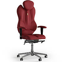 Кресло KULIK SYSTEM GRAND Экокожа с подголовником без строчки Красный (4-901-BS-MC-0205) UP, код: 1697077
