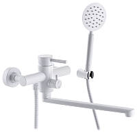 Змішувач для ванни MIXXUS SUS-006 (EURO) WHITE з неірж. сталі SUS304 (MI5756) BM, код: 6833962