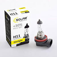 Лампа 12V_H11 55W + 30% Starlight "Solar" (1шт) (1211) (10шт/уп) AB