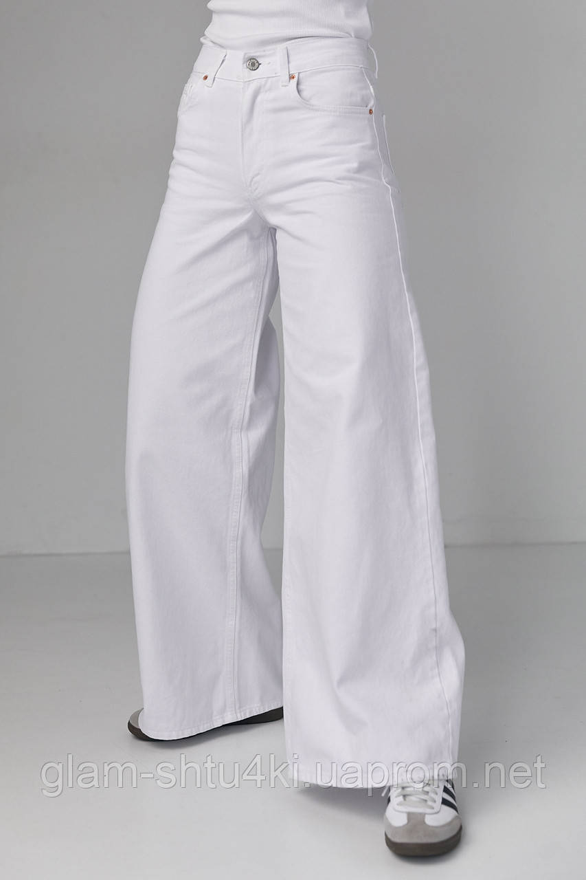 Жіночі джинси Palazzo — білий колір, 32р (є розміри)