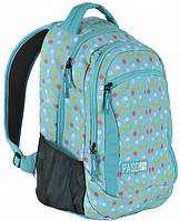 Городской рюкзак PASO 17-2808UB 22L Голубой в горошек BM, код: 8097101