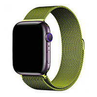 Ремешок Milanese Loop Strap Apple Watch 42 44 mm Green Grass IN, код: 8097526