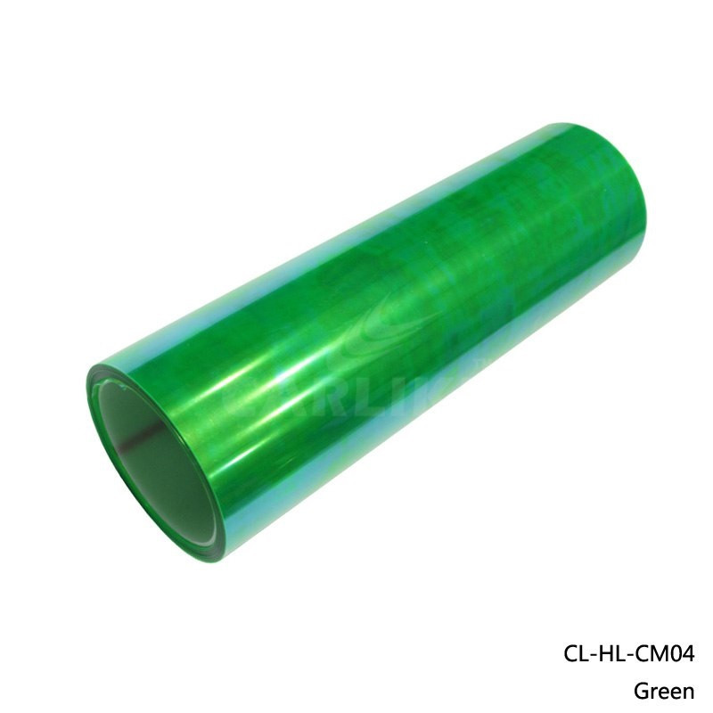 Пленка антигравийная для фар автомобиля Зеленый Хамелион (бухта 20м*30см) ПВХ-130микрон AB - фото 1 - id-p2172270122