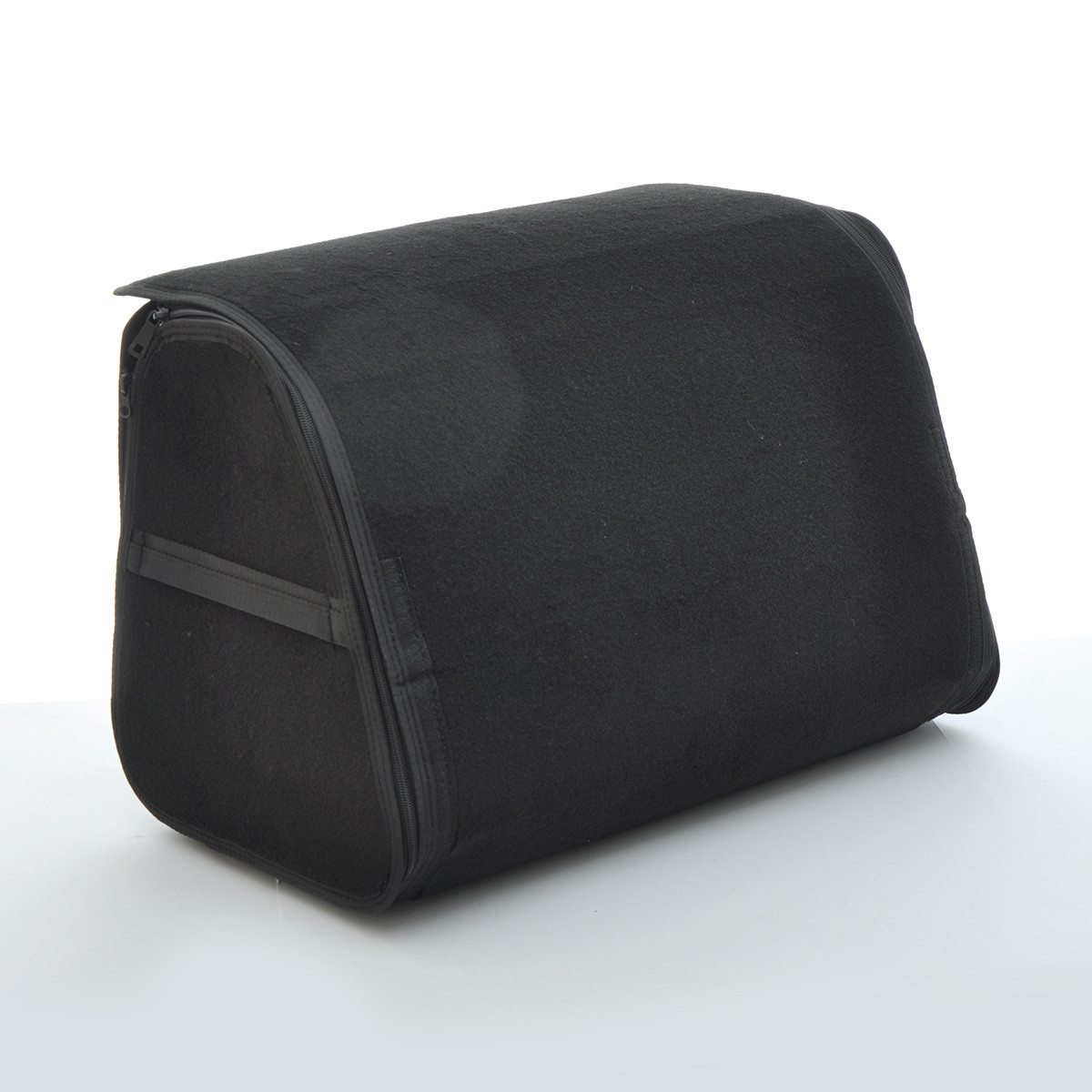 Саквояж-органайзер у багажник 500х300х280мм чорна Текстиль"Gran"(основа гранули) пласт.ручки/липучки AB - фото 4 - id-p2172270154
