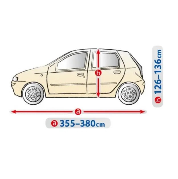 Тент Хэтчбек 380х148x136 см Optima Garage Hahbacki "KEGEL" "5-4313-241-2092" AB - фото 2 - id-p2172270206