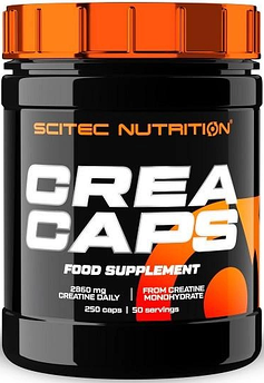 Креатин моногідрат, Scitec Nutrition Creatine Caps 250 капсул