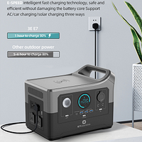 Портативна зарядна резервна електростанція 3E E7 700W 504Wh (140000mAh)