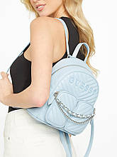 Жіночий рюкзак GUESS з екошкіри 1159801627 (Блакитний, One Size)