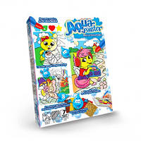 Водна розмальовка AQUA Painter 05 Поні (4 картинки+блискуча мозаїка)(18) TM Danko Toys