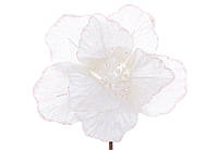 Декоративный цветок Магнолия D23*21 см, цвет - перламутровый RM7-749 ОСТАТОК