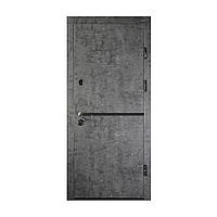 Двери металлические Министерство Дверей мармур темный 96*205 см правые