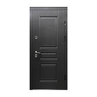 Двери металлические Министерство Дверей Vinorit 3ПК-198 серая текстура/белая 86*205 см правые