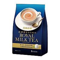 NITTOH Royal Milk Tea розчинний чорний чай з молоком та цукром, 8 шт