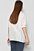Блуза жіноча з коротким рукавом  білого кольору 176196M, фото 3