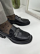 Туфлі жіночі MyClassic SK08-0646 BLACK чорні шкіряні 37, фото 4