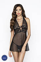 Пеньюар і стринги TARANEE CHEMISE L XL Чорний (EL13801) KB, код: 957115