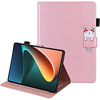 Чехол-книжка Animal Wallet Xiaomi Mi Pad 5 Mi Pad 5 Pro Rabbit Розовое золото KV, код: 8101909