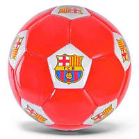 Мяч футбольный №3 "Барселона", красный от LamaToys