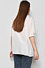 Блуза жіноча з коротким рукавом  білого кольору 176196P, фото 3
