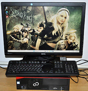 Б/в ПК+Монітор Fujitsu Esprimo D757 E90 SFF| i5-6500| 16GB RAM| 1000GB SSD| HD 530+Б-клас 22" 1920x1800 | VGA, фото 1