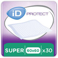 Пелюшки для немовлят ID Protect Super 60 x 60 см 30 шт. (5414874004012_5411416047902)