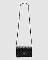 Chanel Classic Wallet on Chain Black/Silver 19 х 12 х 5 см